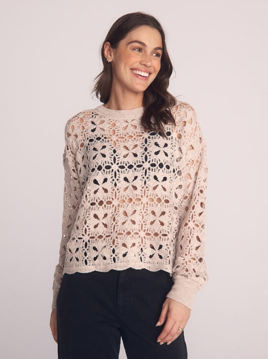 Crochet Crew Sweater
