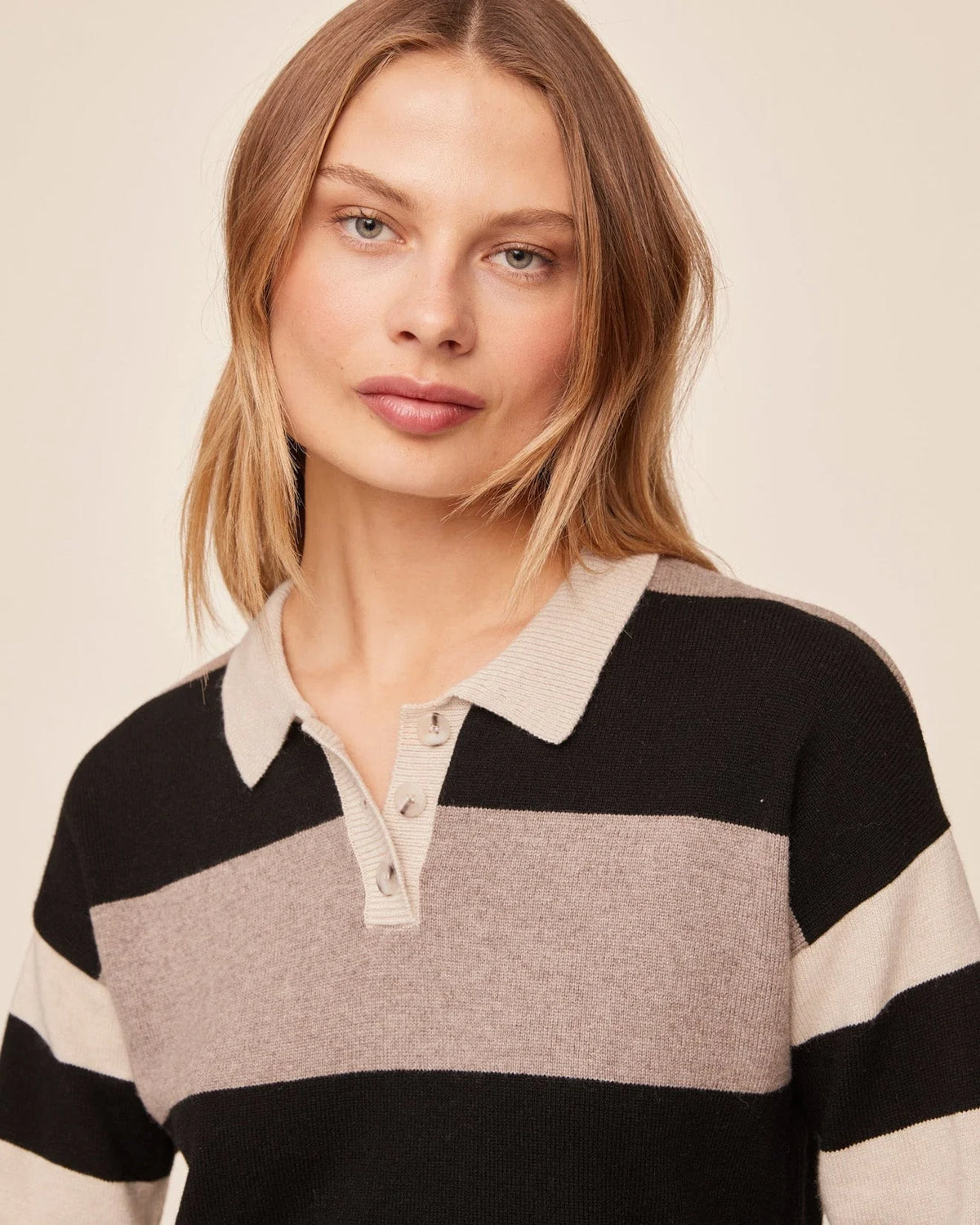 Mixed Stripe Polo