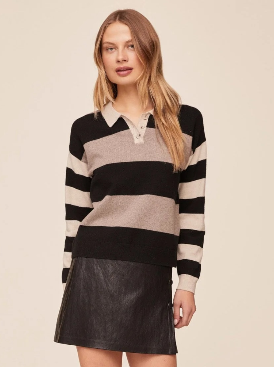 Mixed Stripe Polo