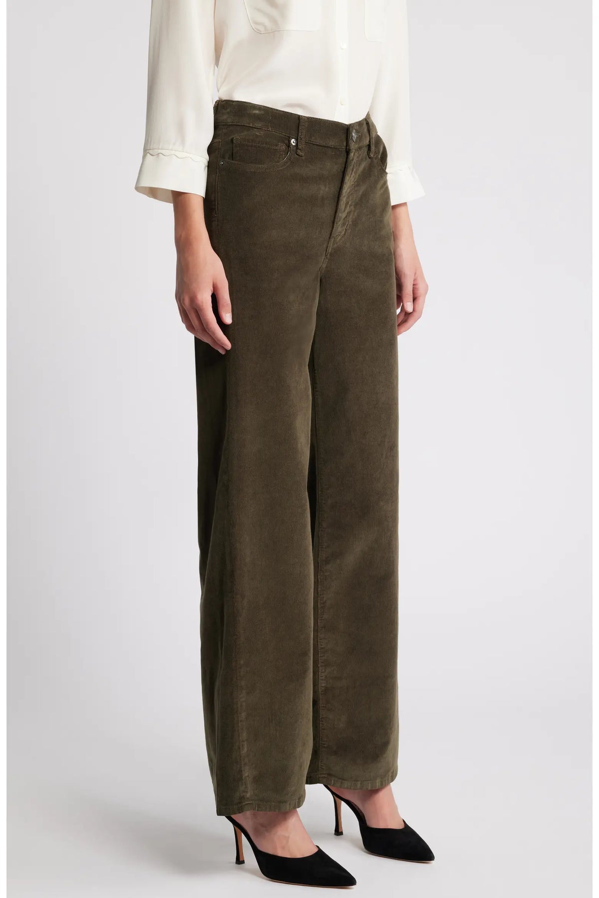 Le Pixie Slim Palazzo Corduroy