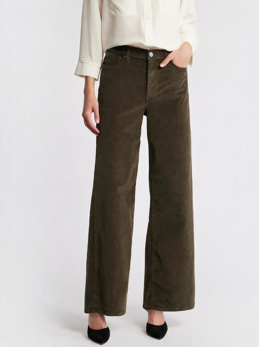 Le Pixie Slim Palazzo Corduroy