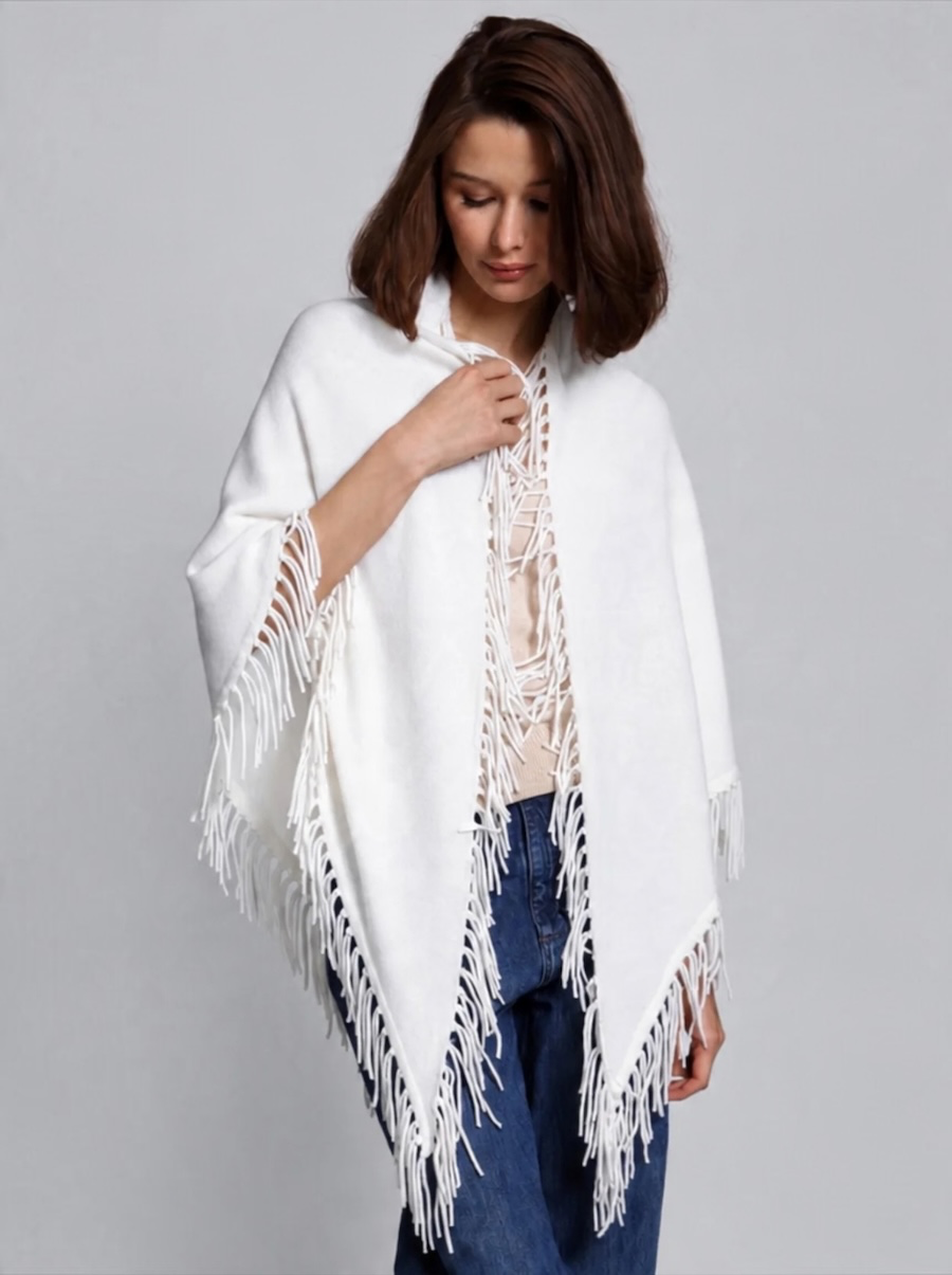 Cashmere Fringe Shawl