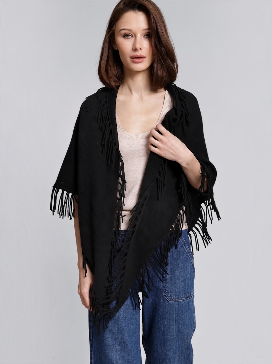 Cashmere Fringe Shawl