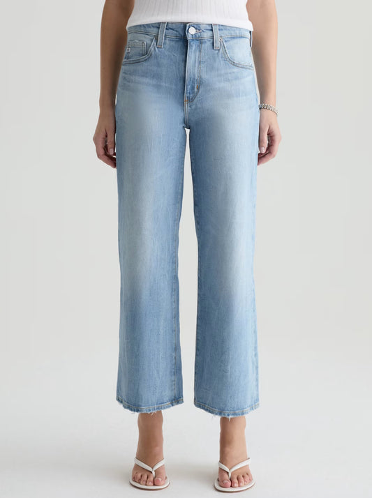 Saige Wide Leg Crop in HBKNGR