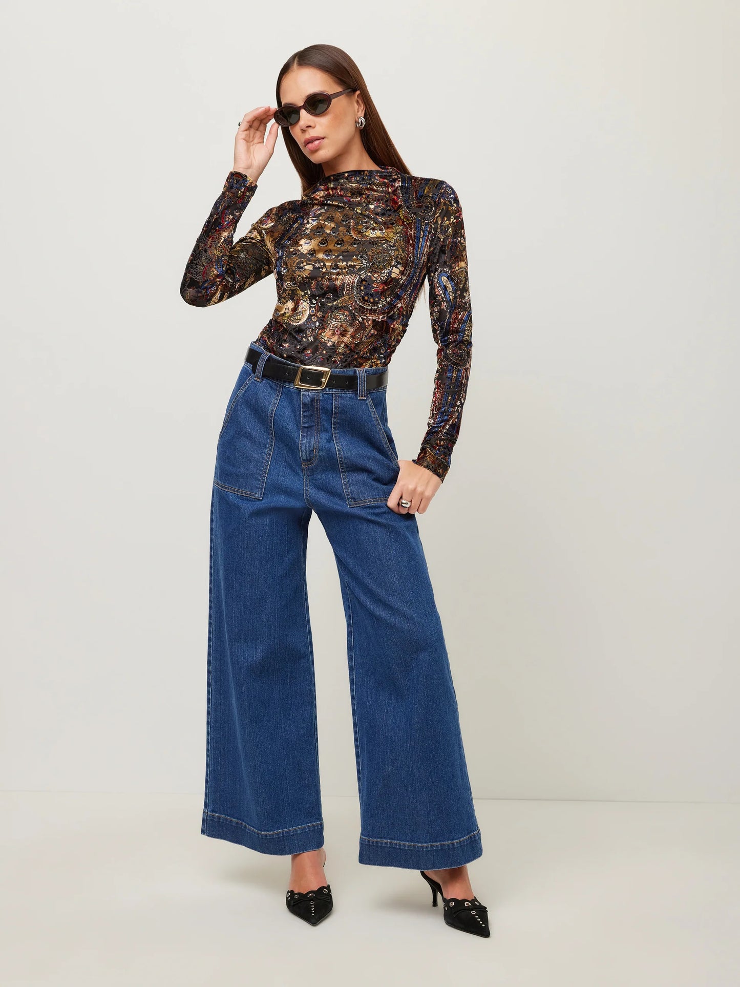 Khami Velvet Burnout Top
