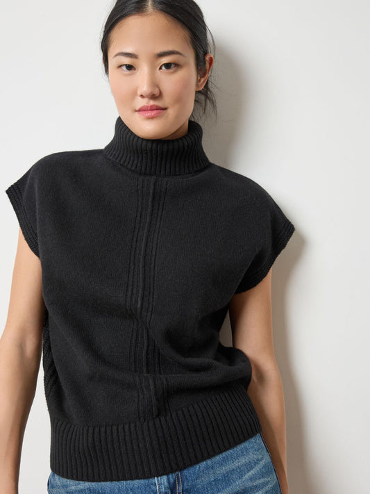 Turtleneck Wedge Sweater