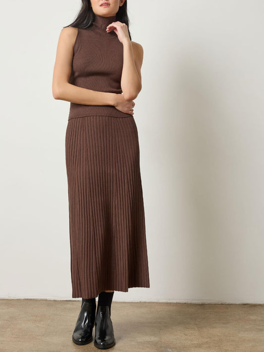 Straight Rib Skirt