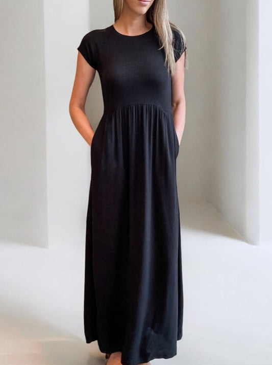 Mix Media Maxi Dress