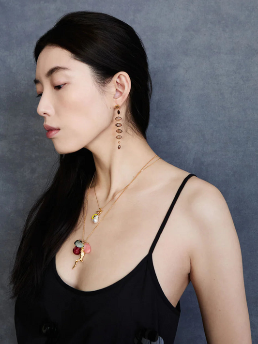Isadora Earrings Smoky Quartz