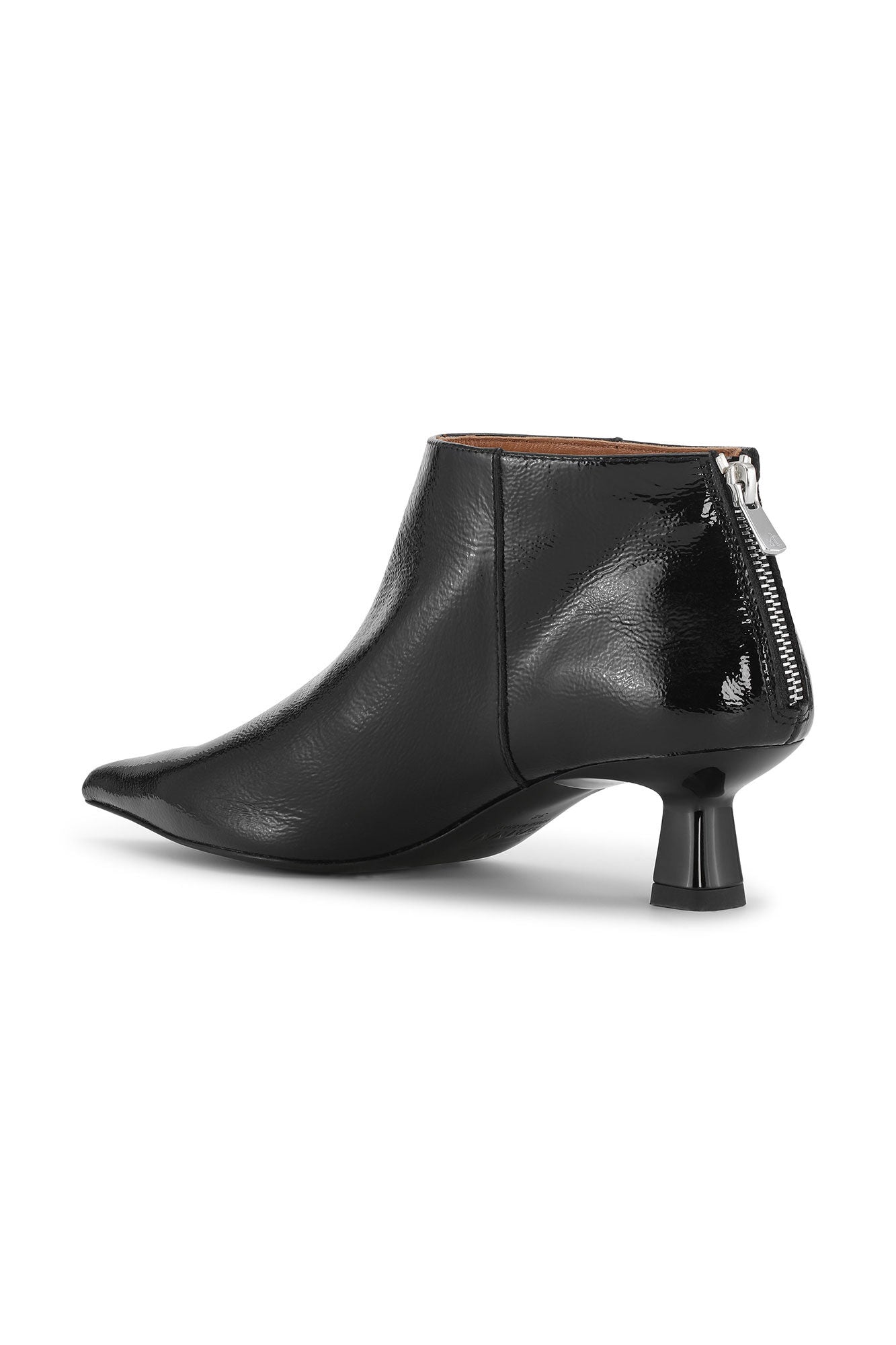 Pointy Crop Naplack Boots