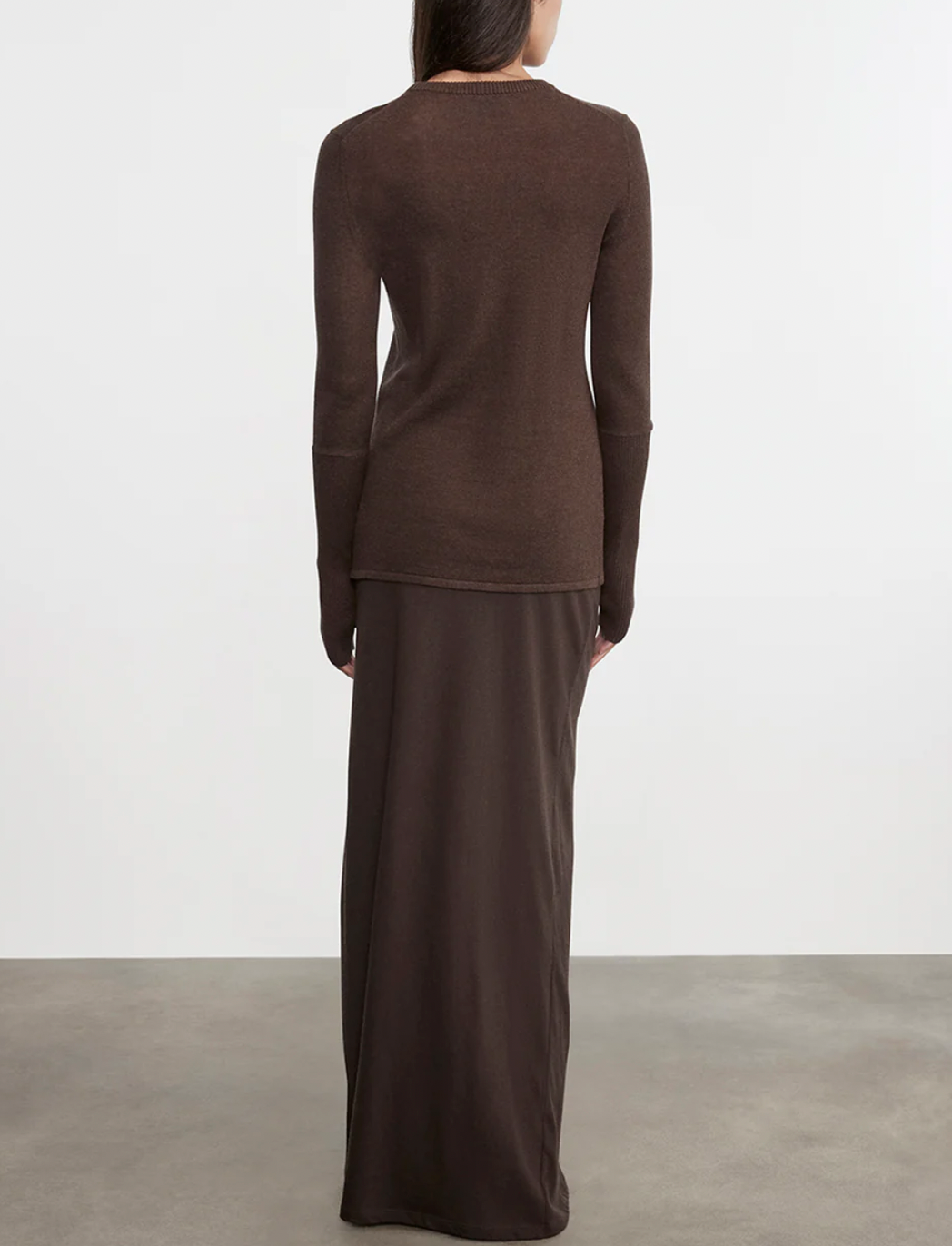 Cashmere Bias Skirt