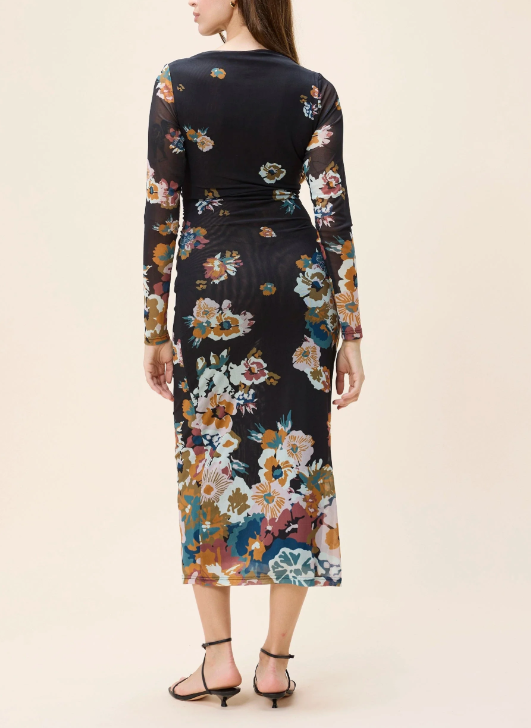 Laura Mesh Midi Dress