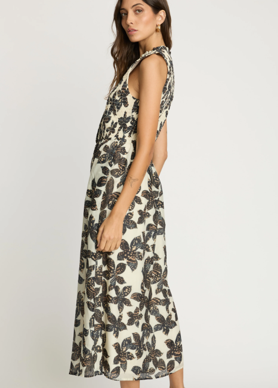 Mina Dress in Ink Press