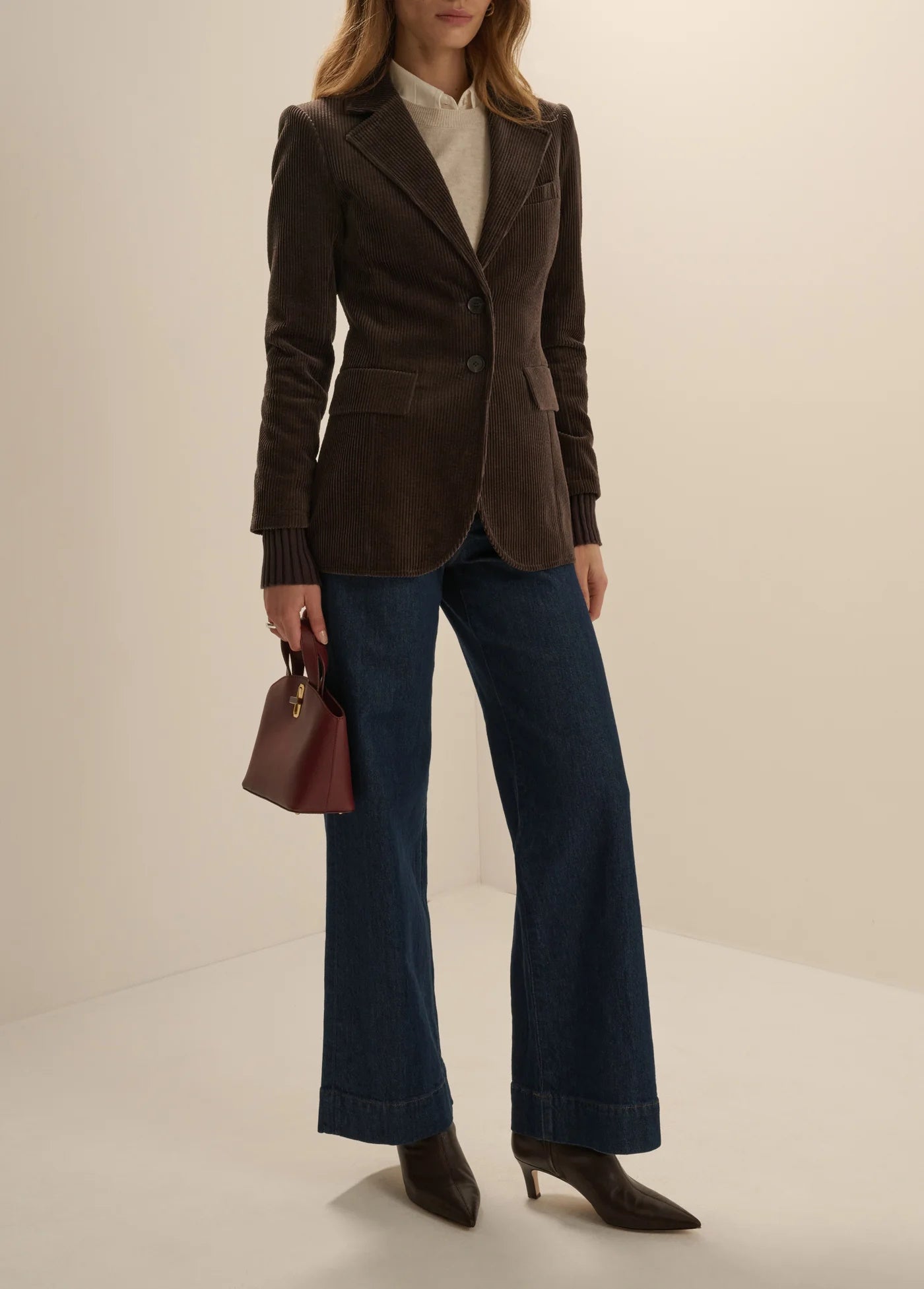 Cord City Blazer in Espresso