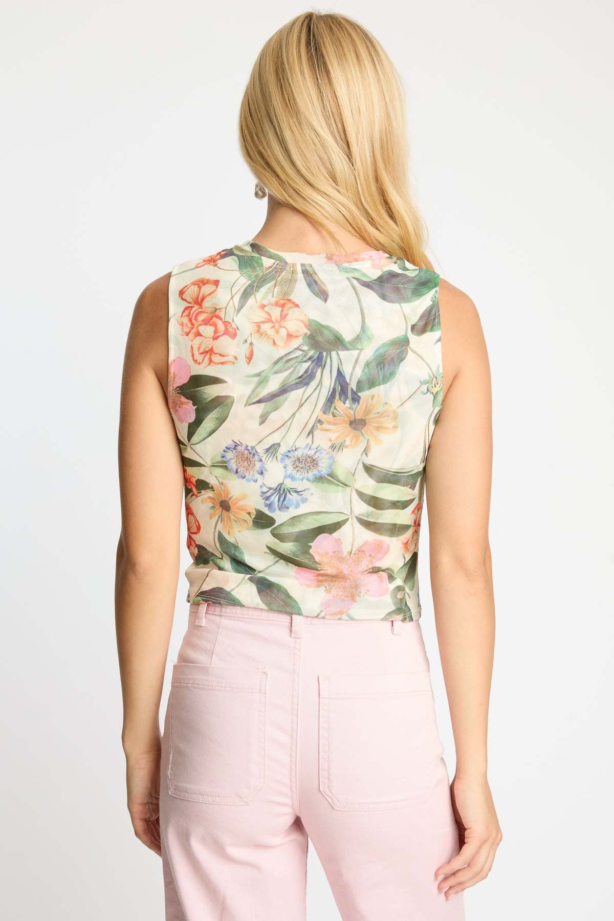 Devi Top in Buttercream Floral