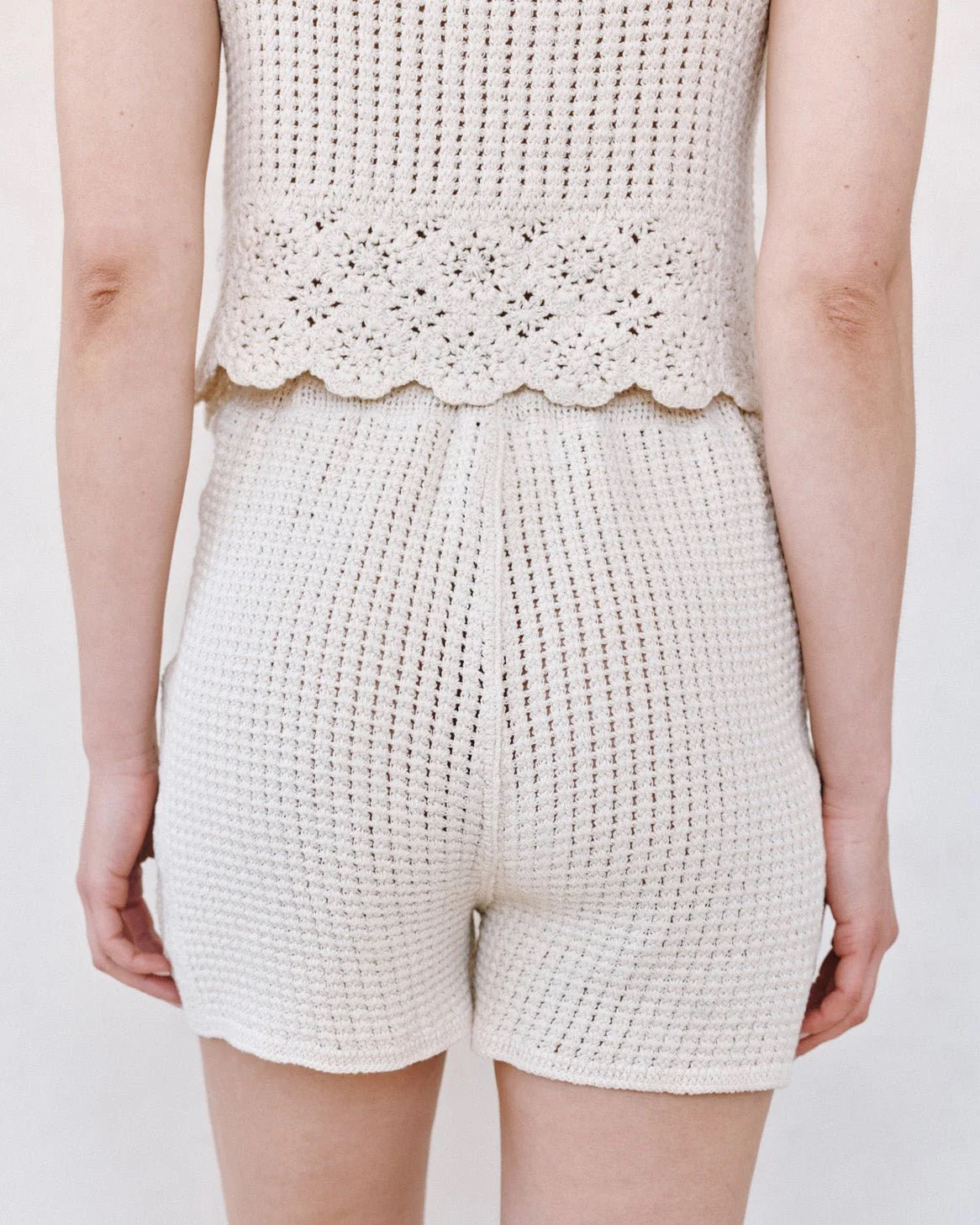 Open Crochet Short