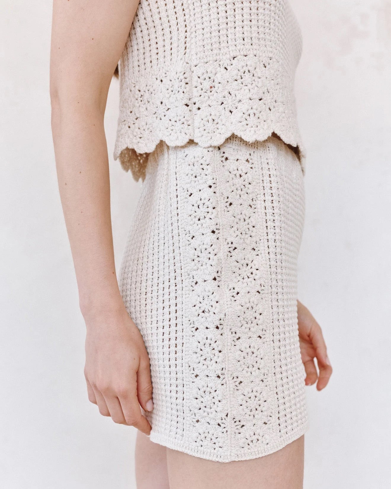 Open Crochet Short
