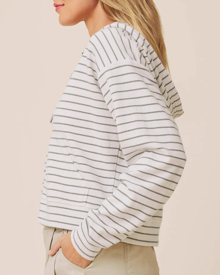 Kennedy Stripe Zip Up