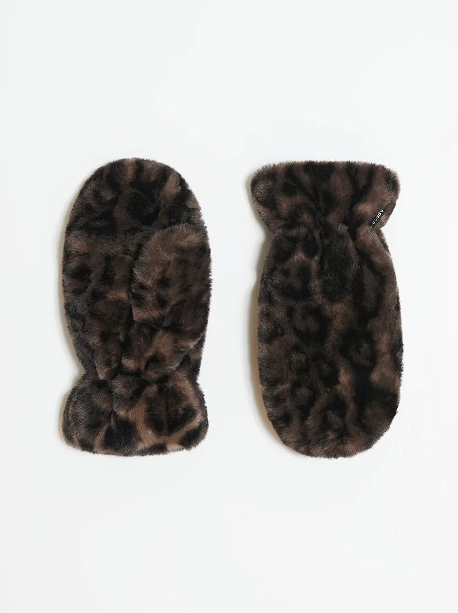 Coco Gloves in Dark Leopard