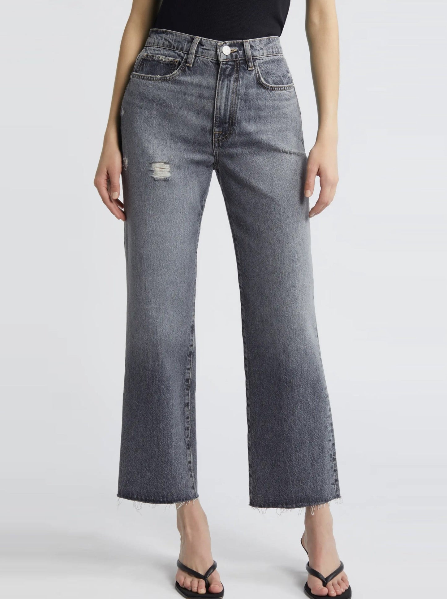 Le Jane Ankle Raw Fray