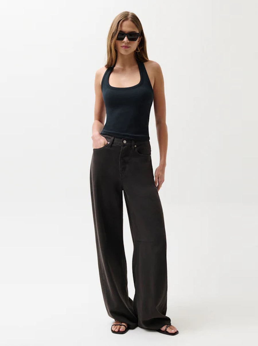 Sydney High Rise Linen Bowed Wide
