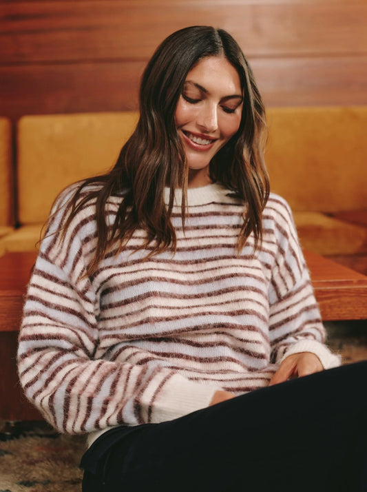Striped Crew Neck Sweater