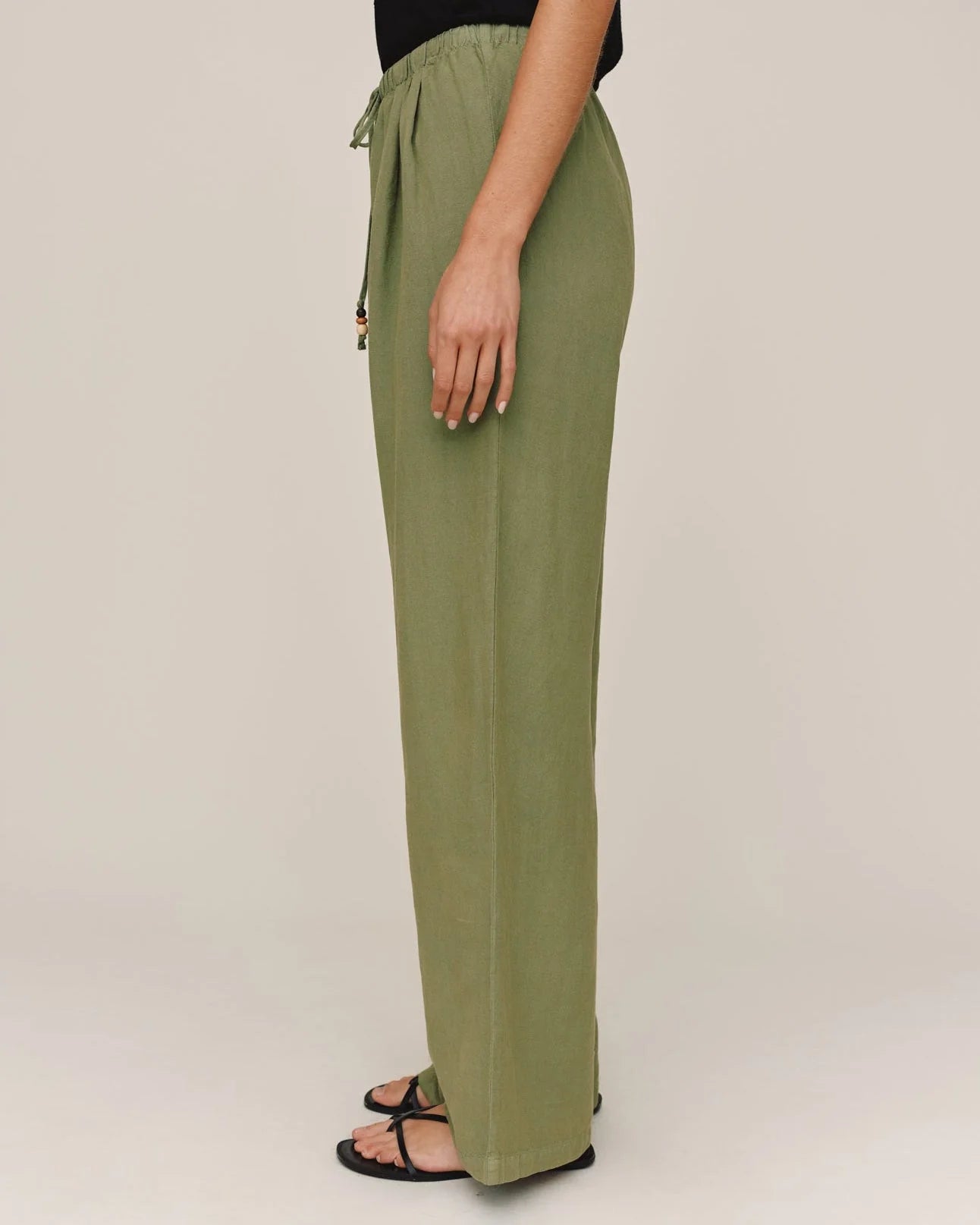 Beaded Drawstring Pant