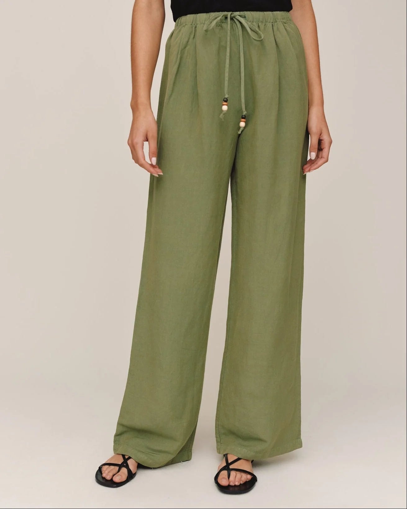 Beaded Drawstring Pant