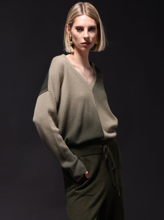 Cashmere Dip Dye Sweater