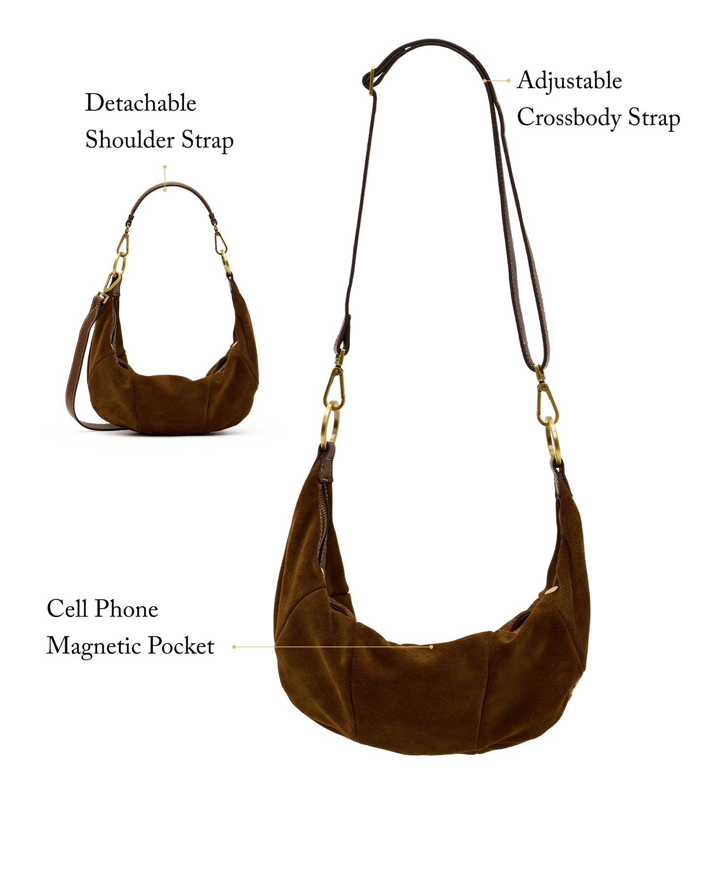 Erica Med Cinnamon Suede