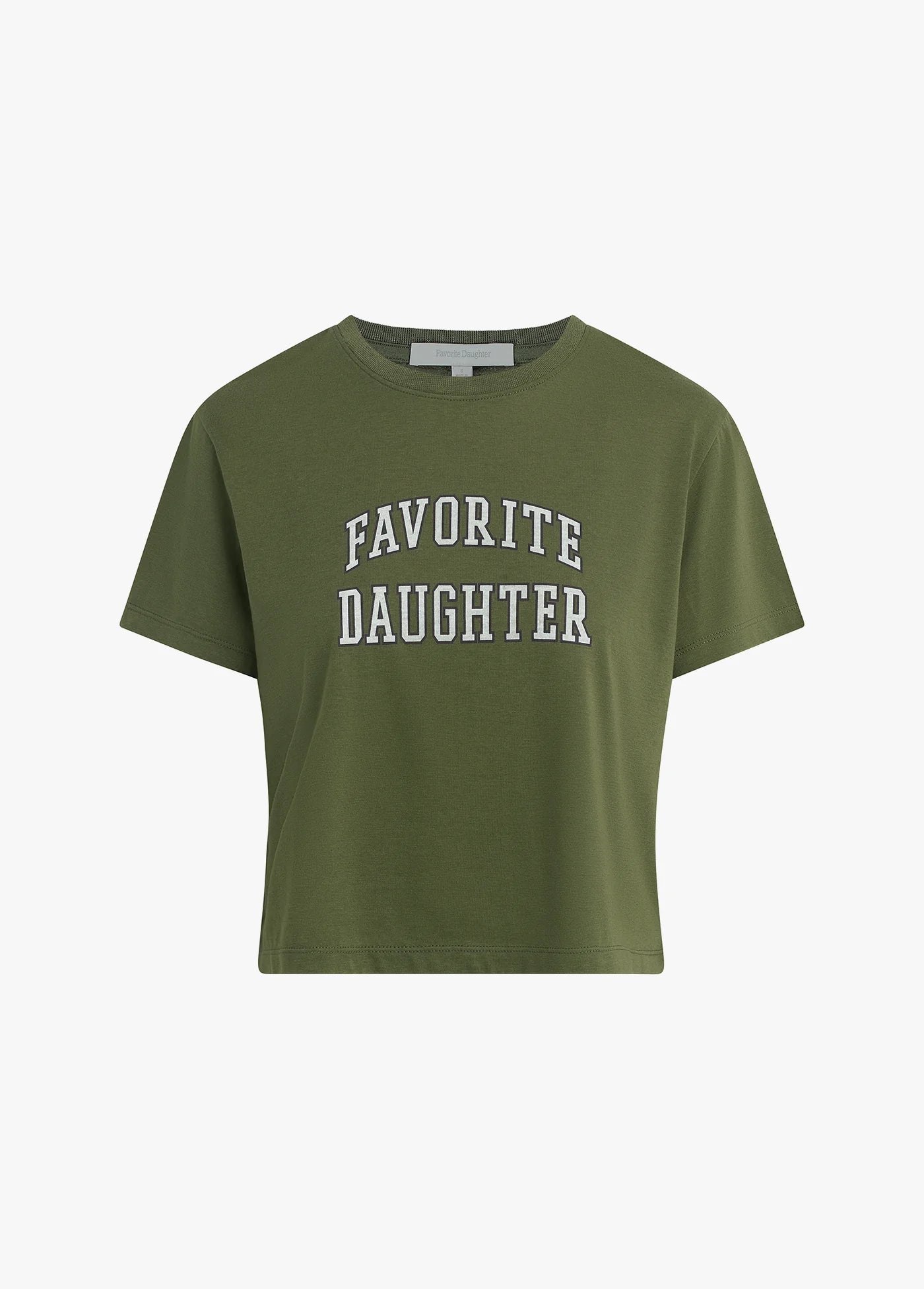 Crop Collegiate Tee