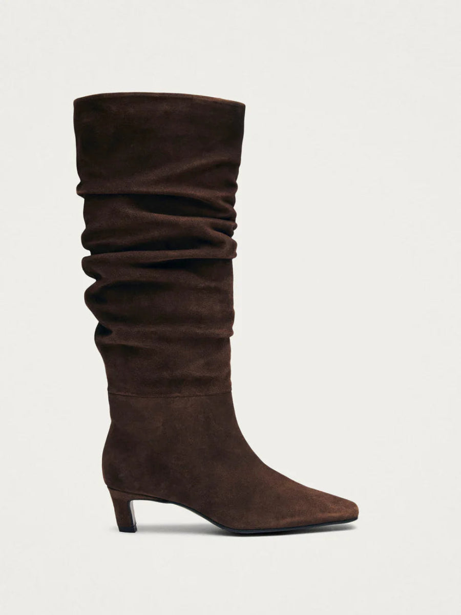 Kalilia Suede Brown Boot