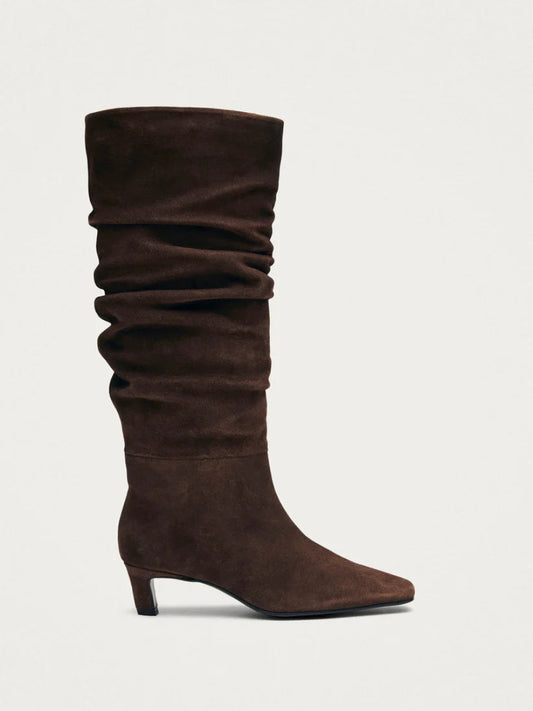 Kalilia Suede Brown Boot
