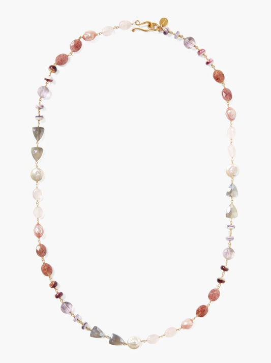 Maeve Necklace Lavender Mix