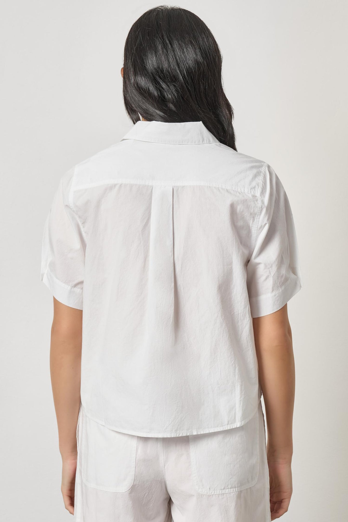 Folded Sleeve Button Down