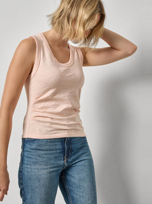 Vintage Side Pleat Tank