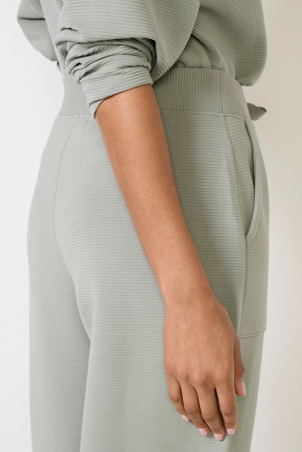 AE French Rib Wide Leg Pant