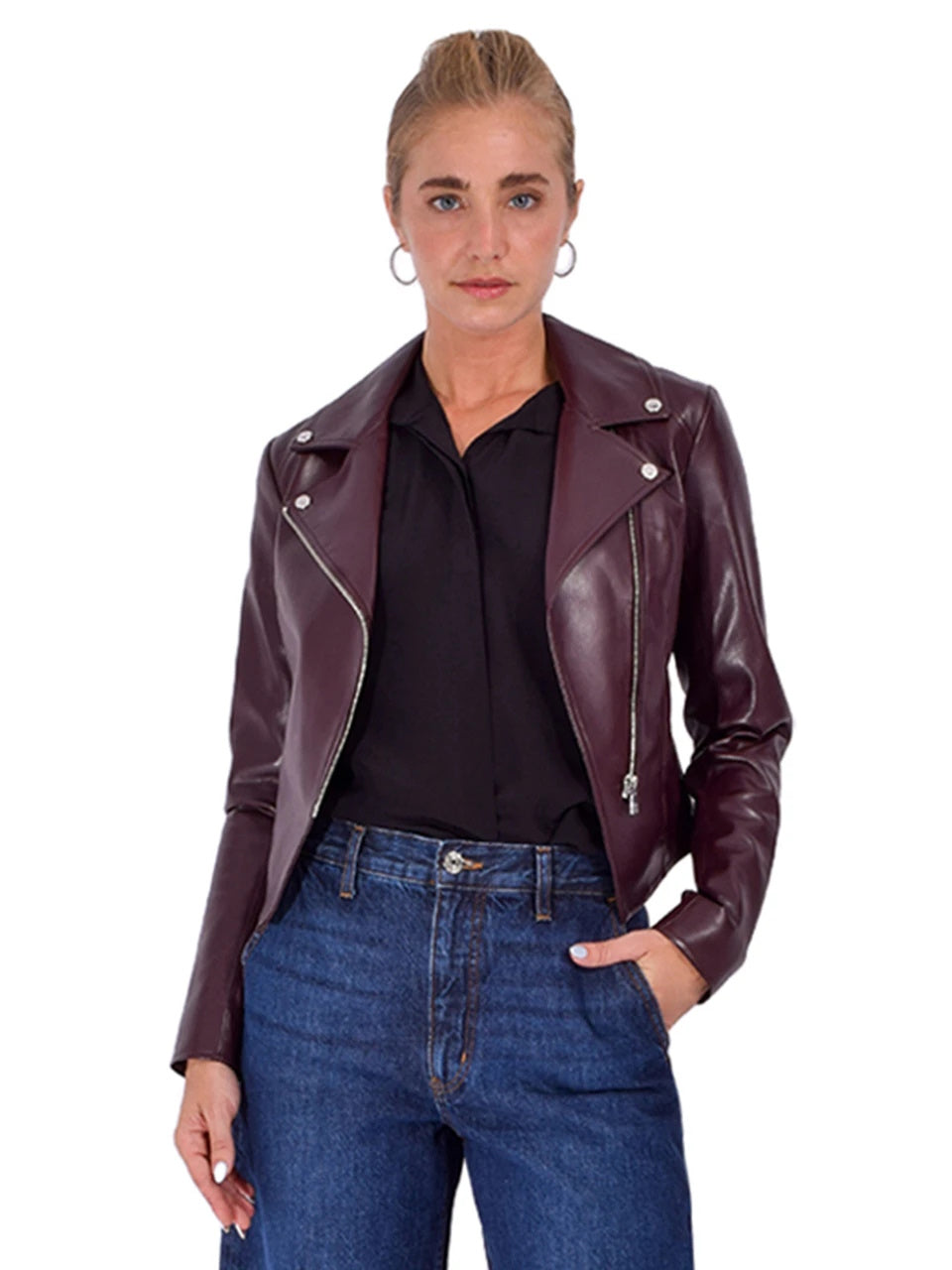 Pascale Vegan Leather Jacket