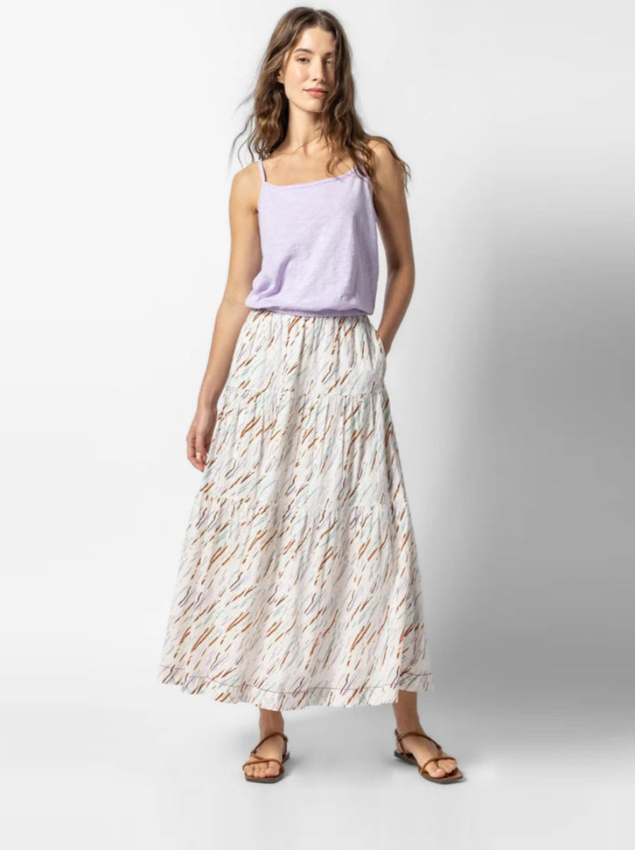 Tiered Maxi Skirt