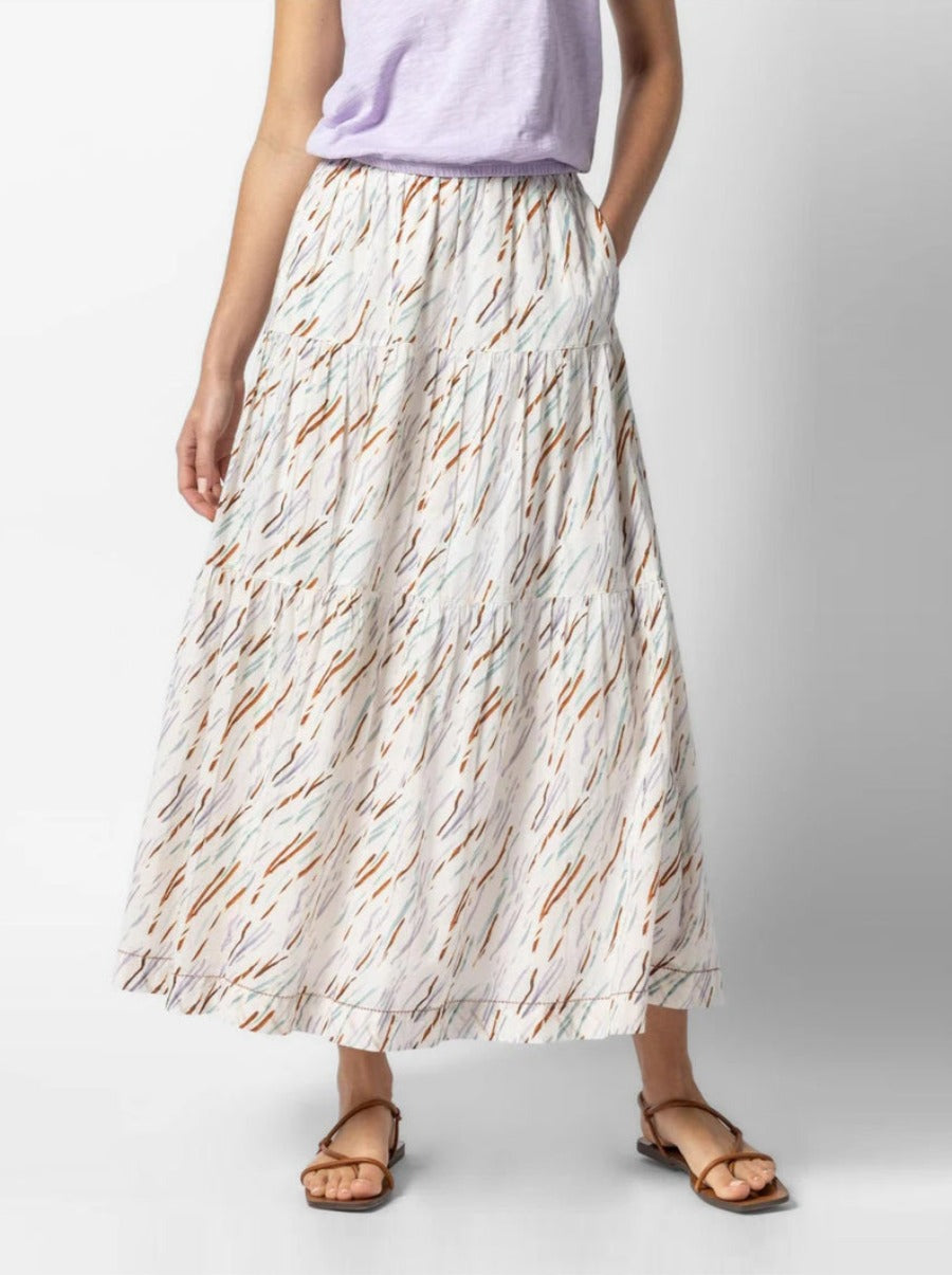 Tiered Maxi Skirt