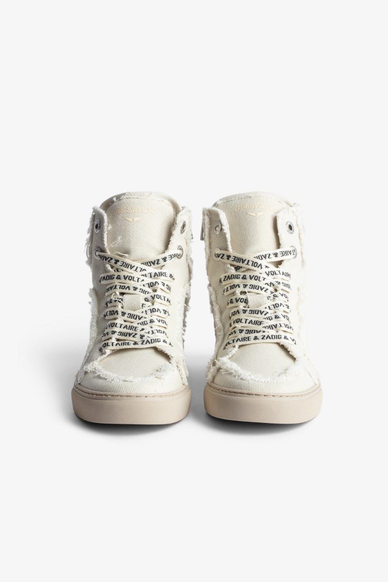 ZV1747 High Flash Canvas Sneakers