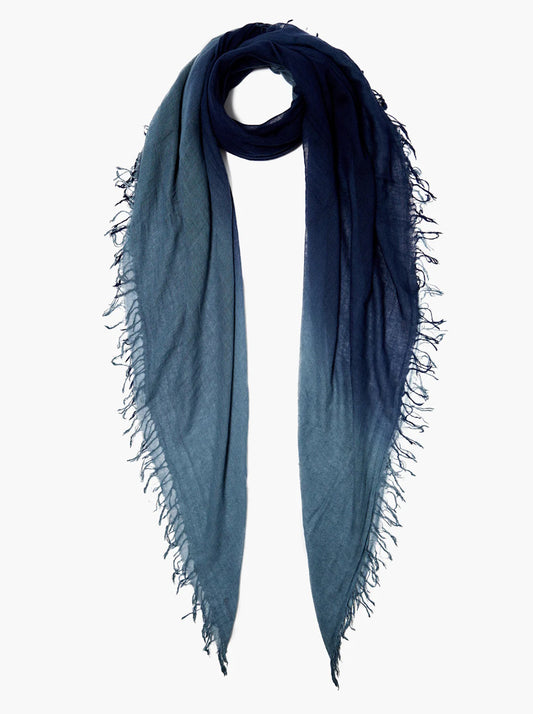 Dip Dye Scarf in Pageant Blue