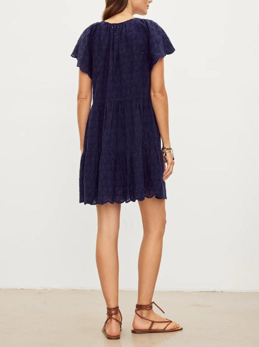 Wynette Embroidered Cotton Dress